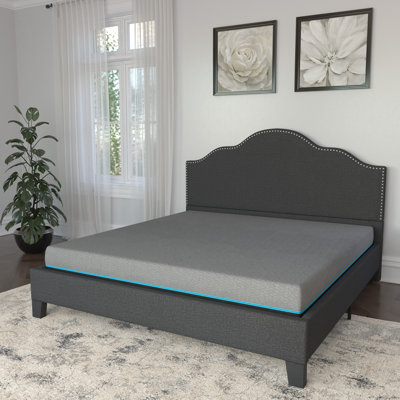 Matelas en mousse viscoélastique imprégnée de gel moyenne Alwyn Home Adamsburg