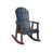 Navy Blue Top/Chocolate Brown Base