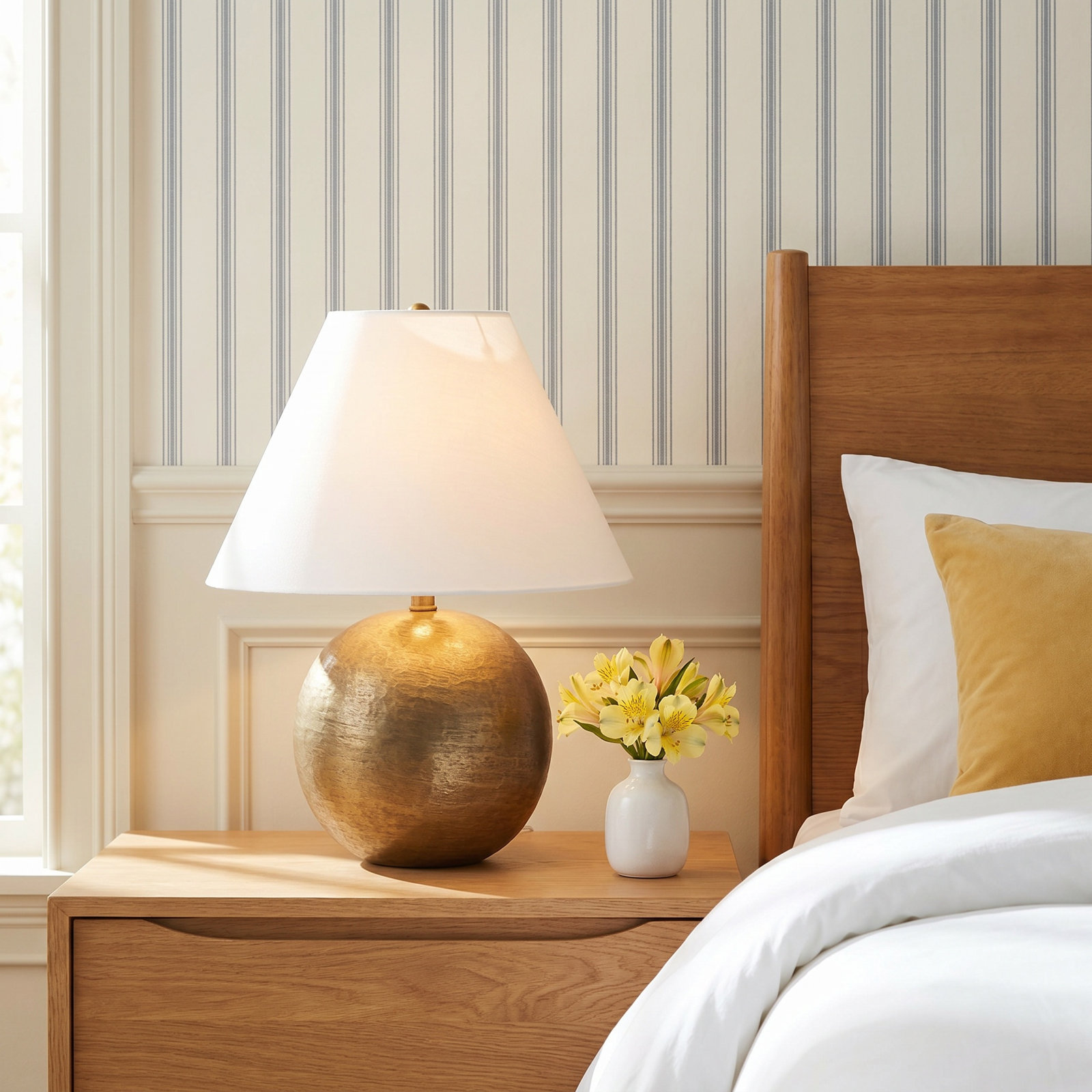 Stoke Metal Lamp, Gold