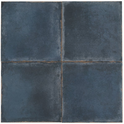 Faenza 8x8 Midnight Navy Porcelain Square Wall and Floor Tile (6.46 sq ft/case) - 15 Pack