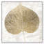 «Cercis Gold Leaf - Floater», impression encadrée sur toile-55600394-55600390