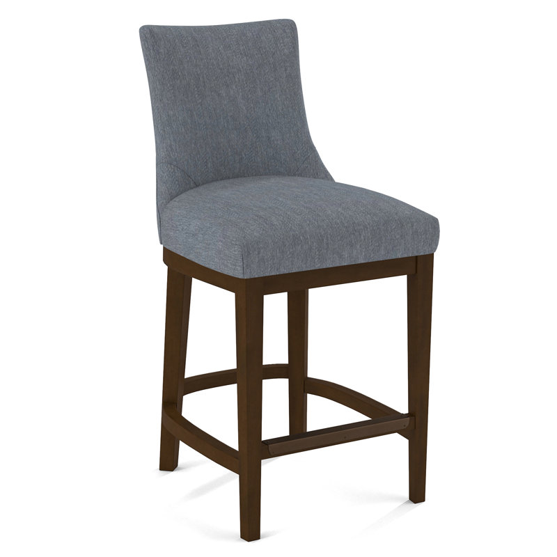 Upholstered Stool, 61689-88, Pecan