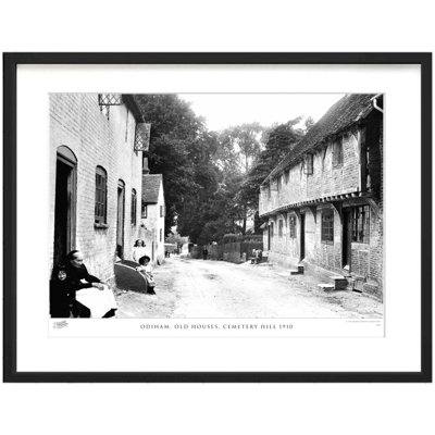 Odiham, Old Houses, Cemetery Hill 1910 by Francis Frith - Single Picture Frame Print