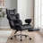 Ergonomic Big & Tall Executive Office Chair with Adjustable Padded Armrest, 350 lbs Heavy Duty Recliner with Headrest and Footrest, Luxury Embossed Pet-Friendly PU Leather, Swivel Office Chair with Lumbar Support-1691477714