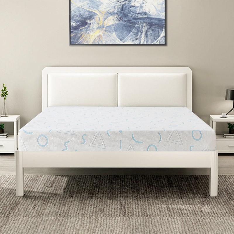 Matelas en mousse viscoélastique gélifiée Alwyn Home, Lit simple, 5"