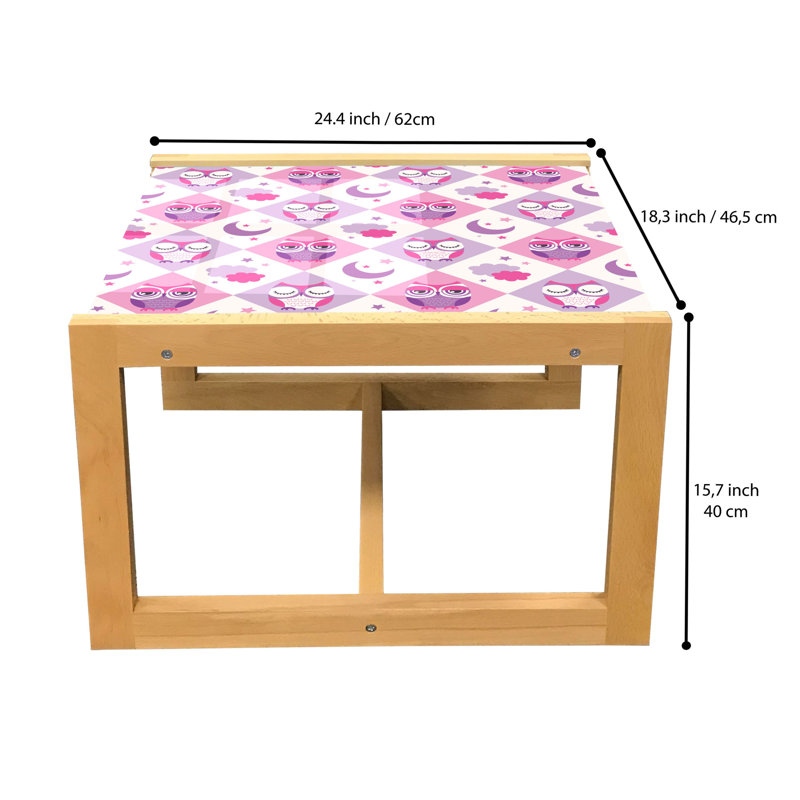 James-Rance Sled Coffee Table, 40cm H x 46.5cm W x 62cm D