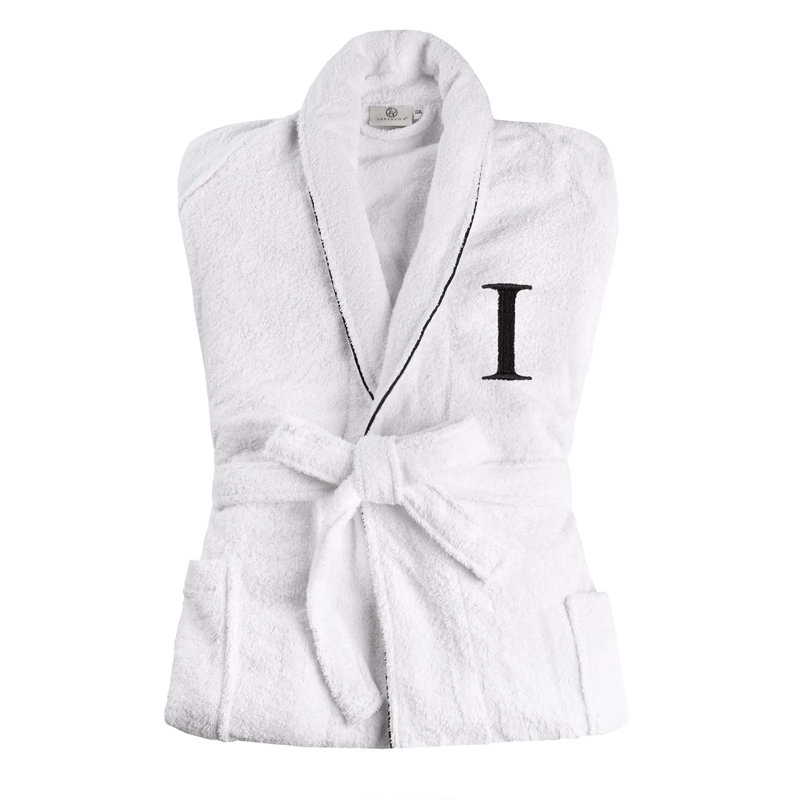 Peignoir mi-mollet unisexe avec poches 100% coton égyptien West Oak Lane, S / M, I