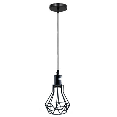 Hosston 1 - Light Black Single Pendant