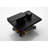 Matte Black Ceiling Shower Head With Robust Construction 16" Mount - Black, Modern Style-117092696