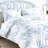 Rose Percale Cotton Printed Toile Duvet Cover Set-98200073-122444987