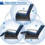 Fauteuil de patio inclinable avec coussins lausannois-627927549