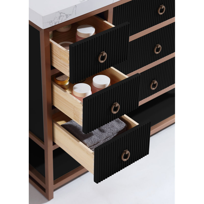 48" Freestanding Standard Bathroom Vanity with Top