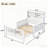 High-Quality Twin Size Platform Bed with Storage Headboard-544563372