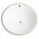 Safavieh Nerida 16.92'' White Ceramic Circular Bathroom Sink with Overflow