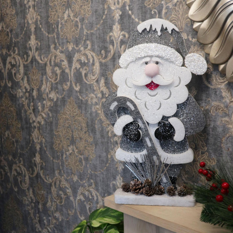 PVC No Holiday Shaped Ornament, 34 cm x 5cm x 18cm, White