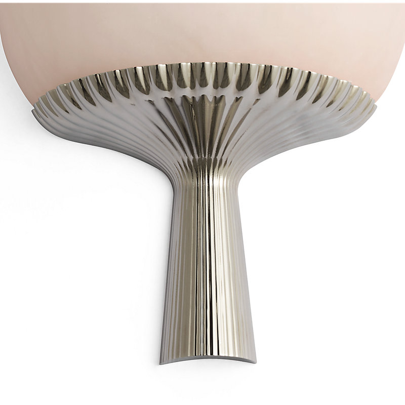 Aerin 3 - Light Flush Mounted Sconce, Polished Nickel