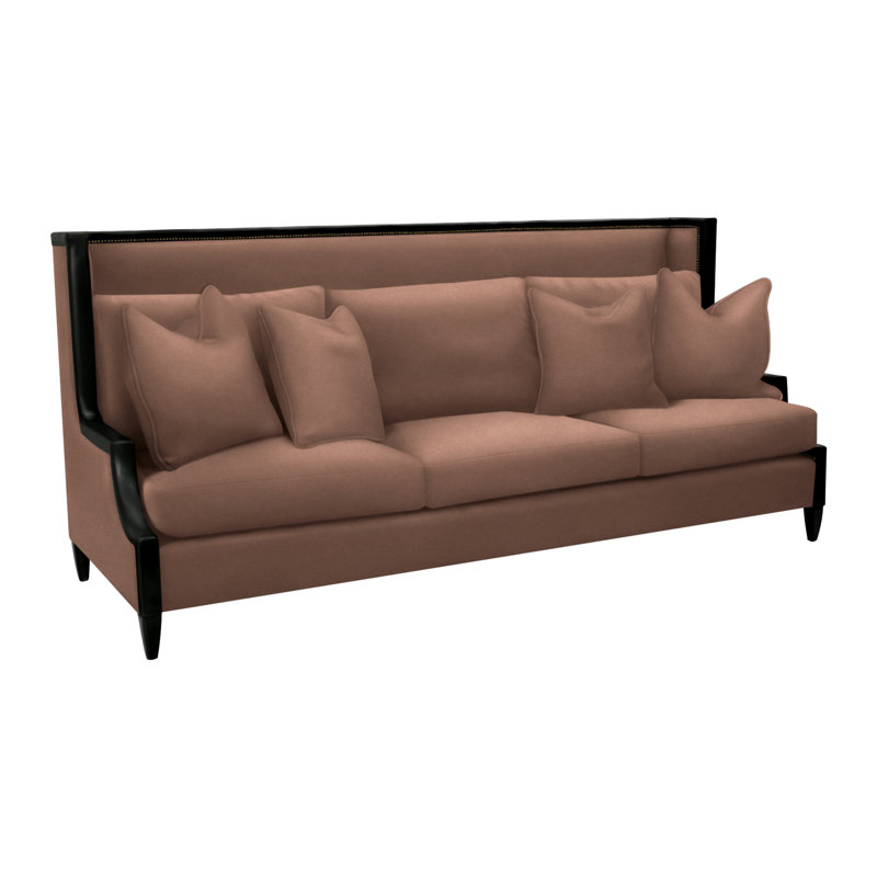 Sofa, 109-08, Coffee Bean, Hair on Hide/Zebra in the Wild