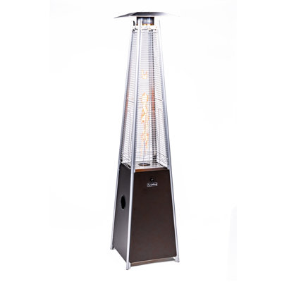 Apex Flame Outdoor Flame Heater, Mocha