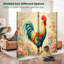 Paravent rustique 4 panneaux paravent Royal Rooster-134581815-134581816