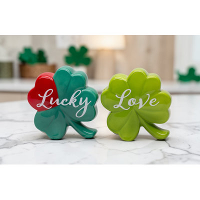 Shamrock Lucky Love Salt And Pepper