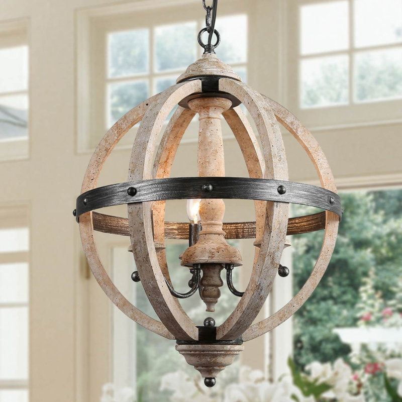 Luminaire suspendu sphère 3 lumières Toney