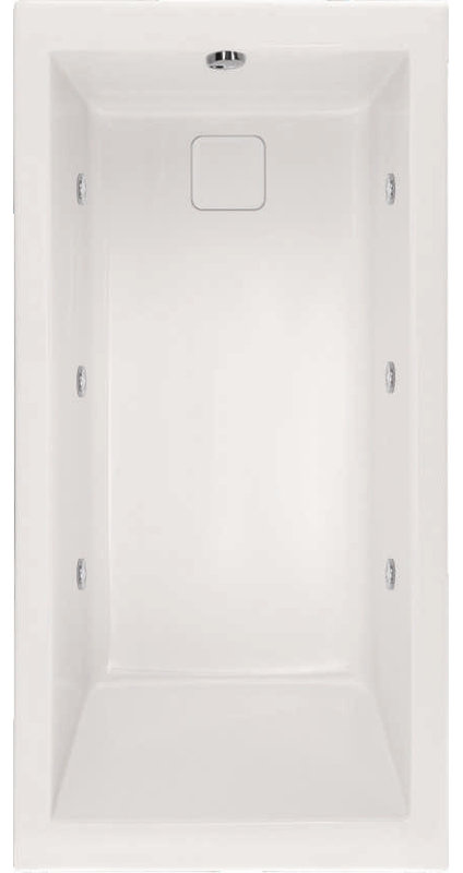 Marlie 72'' x 40'' Soaking Acrylic Bathtub, White