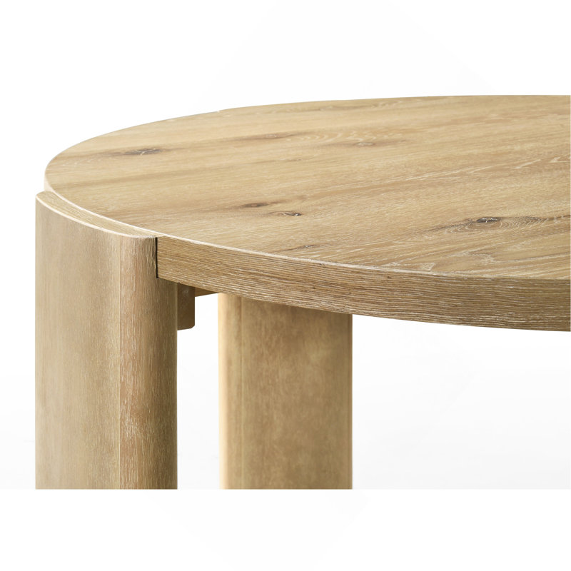 Bowen Oak Finish 47" Round Dining Table