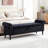67'' Upholstered Velvet Storage Bench for Bedroom End with Button-Tufted Seat and Roll Arms-1408661906