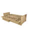 Futon double avec matelas avec rangement Emmiliano-2119980861-2119980837
