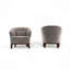 Fauteuil d'appoint en tonneau rembourré-1494265667