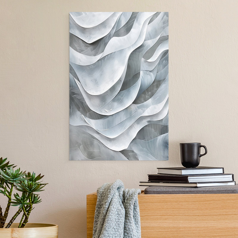 Série ABSTRACT CDLIV - Impression sur toile seulement - NON CADRE, H 27 po x l 18 po