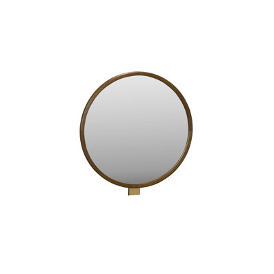 Analisa Wood Flat Wall Mirror