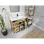 Meuble-lavabo simple 36 po avec dessus Clairann-1779094433