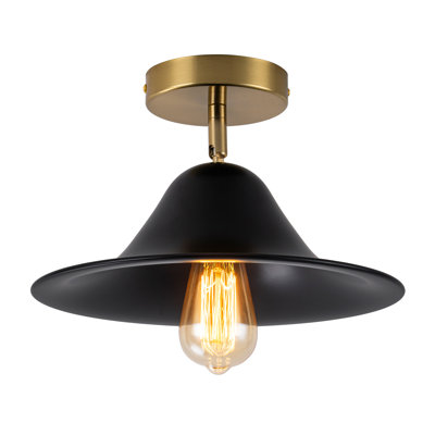 Plafonnier semi-encastré 1 lumière 12 po