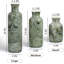 Ensemble de 3 vases en résine, vert