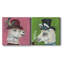 Llama and Bee - ensemble de 2 reproductions sur toiles tendues-757526560
