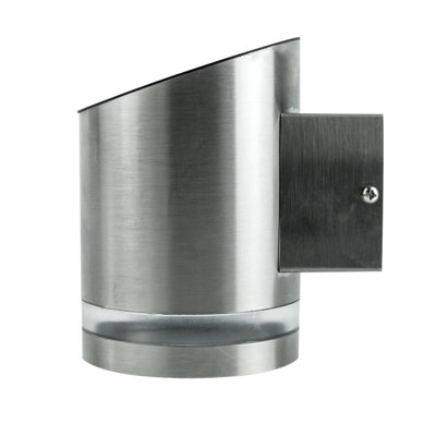Silver 13cm H Solar Powered Integrated LED Outdoor Flush Mount