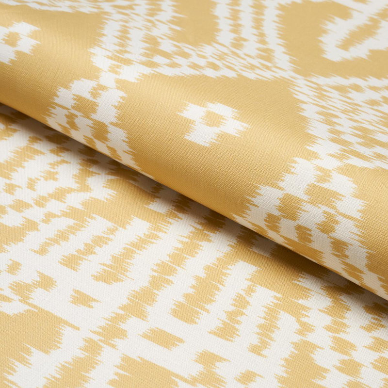 Tissu en similicuir 100% lin Asaka Performance, Bouton d'or