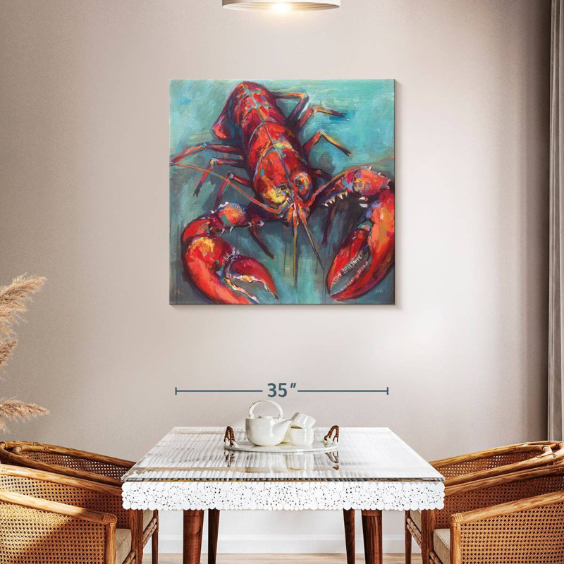 Crowle Lobster, 36" H x 36" W