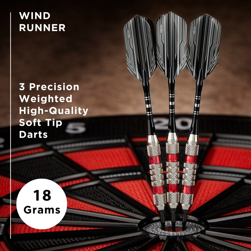 Fléchette Wind Runner, Bandes perlées rouges