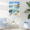 «Beach Photo Calm - Nautical & Beach», reproduction d'art sur toile