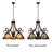 Victorian 5 - Light Glass Dimmable Chandelier