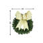 22" Evergreen Wreath With A Large Velvet Bow