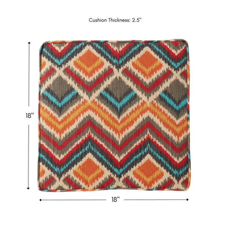 Outdoor Dining Chair Seat Pad, Surreal