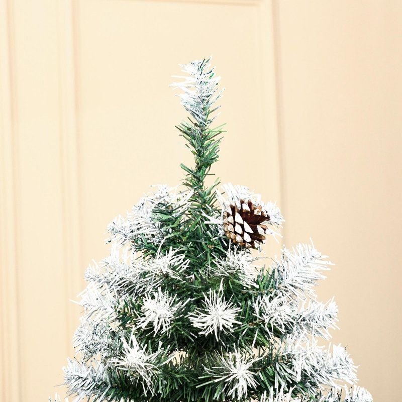 Sapin de Noël artificiel enneigé 6 pi