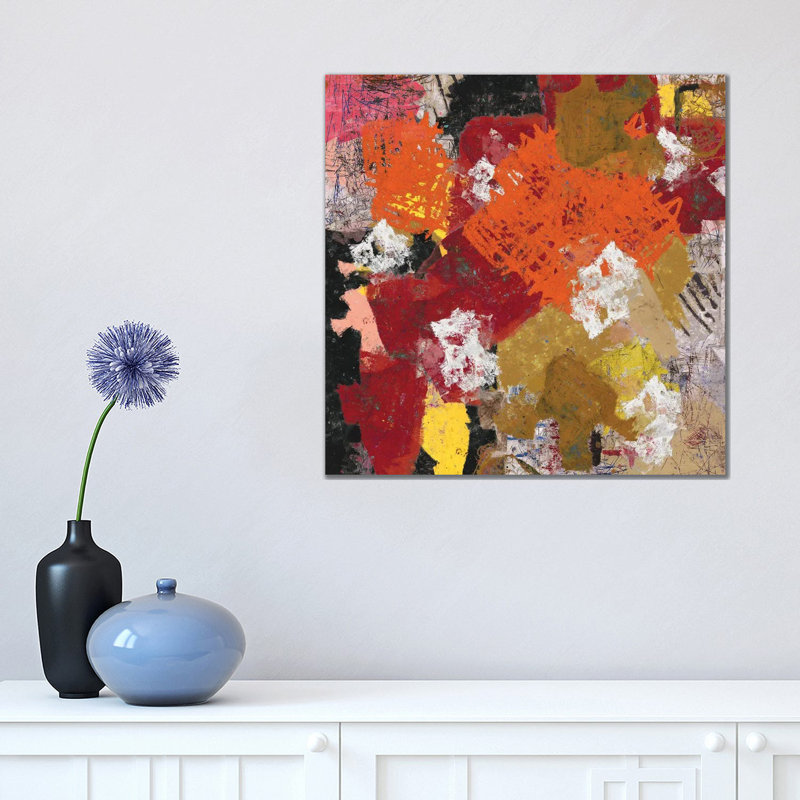 Ultra Expressionism by PinkPankPunk - Painting on Canvas, 45.72cm H x 45.72cm W x 3.81cm D, Wrapped Canvas