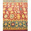 Tapis rouge traditionnel noué à la main de conception unique 6 pi 1 po x 8 pi 10 po Keenan