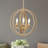 Georffrey 3 - Light 15" Wide Dimmable Candle Style Globe Sphere Chandelier-1287493857