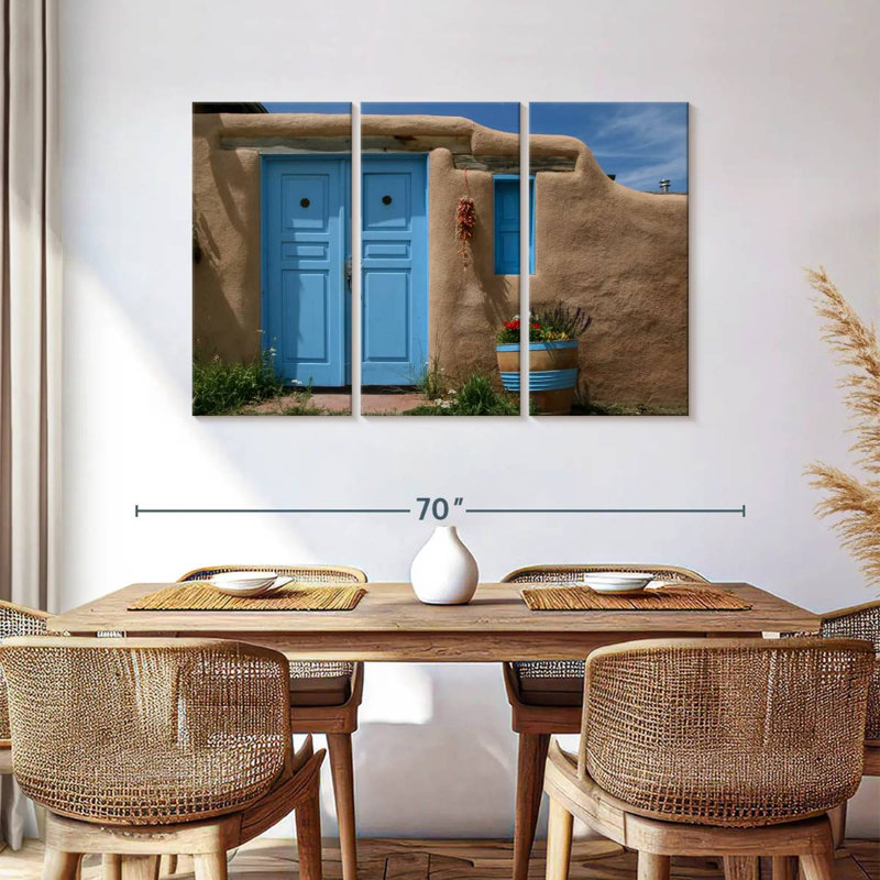 Lilie Blue Taos House, 36" H x 57" W
