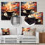 «Yellow Steaming Cup Of Coffee I» - art mural en métal café-1003042862